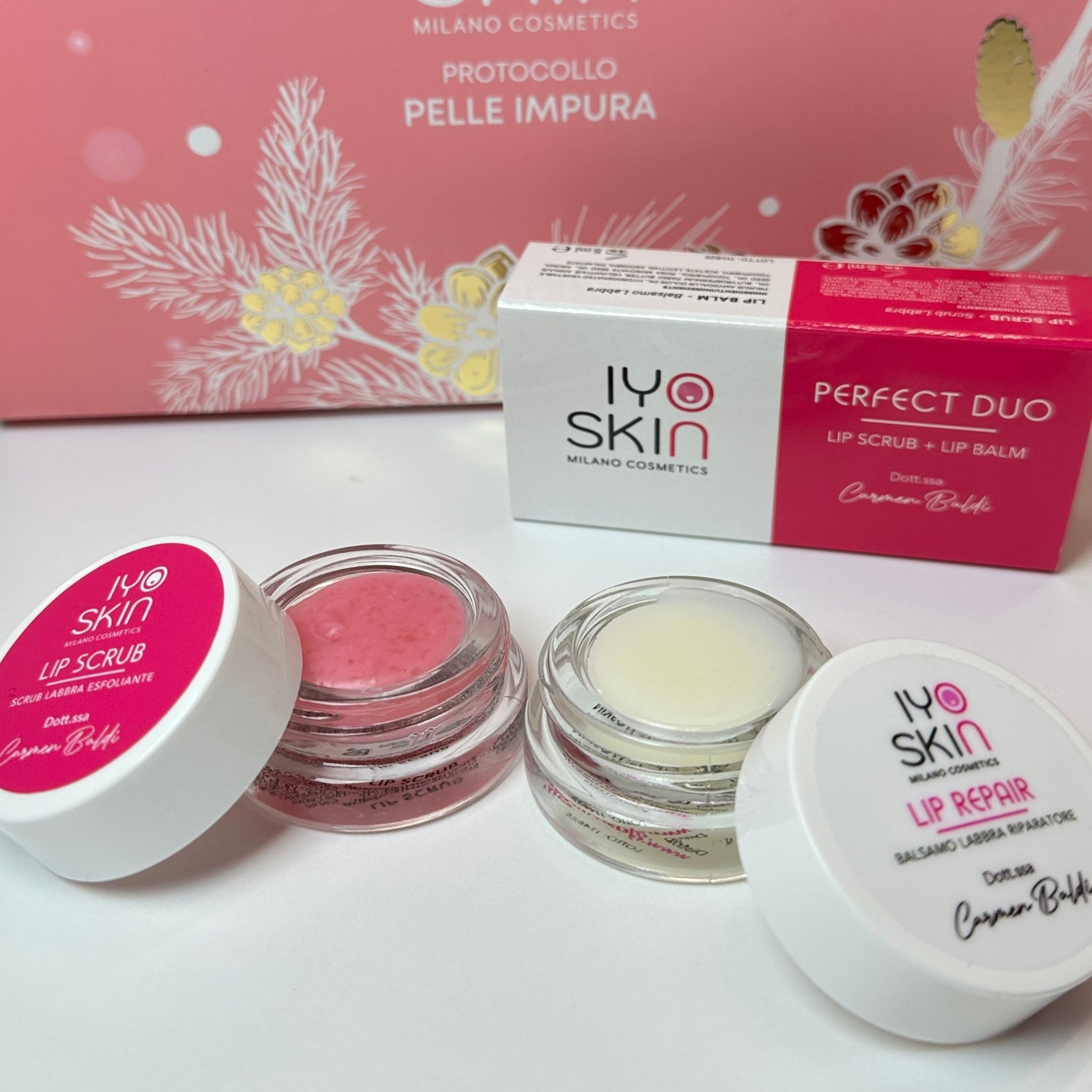 PERFECT DUO  LIP SCRUB  LIP BALM