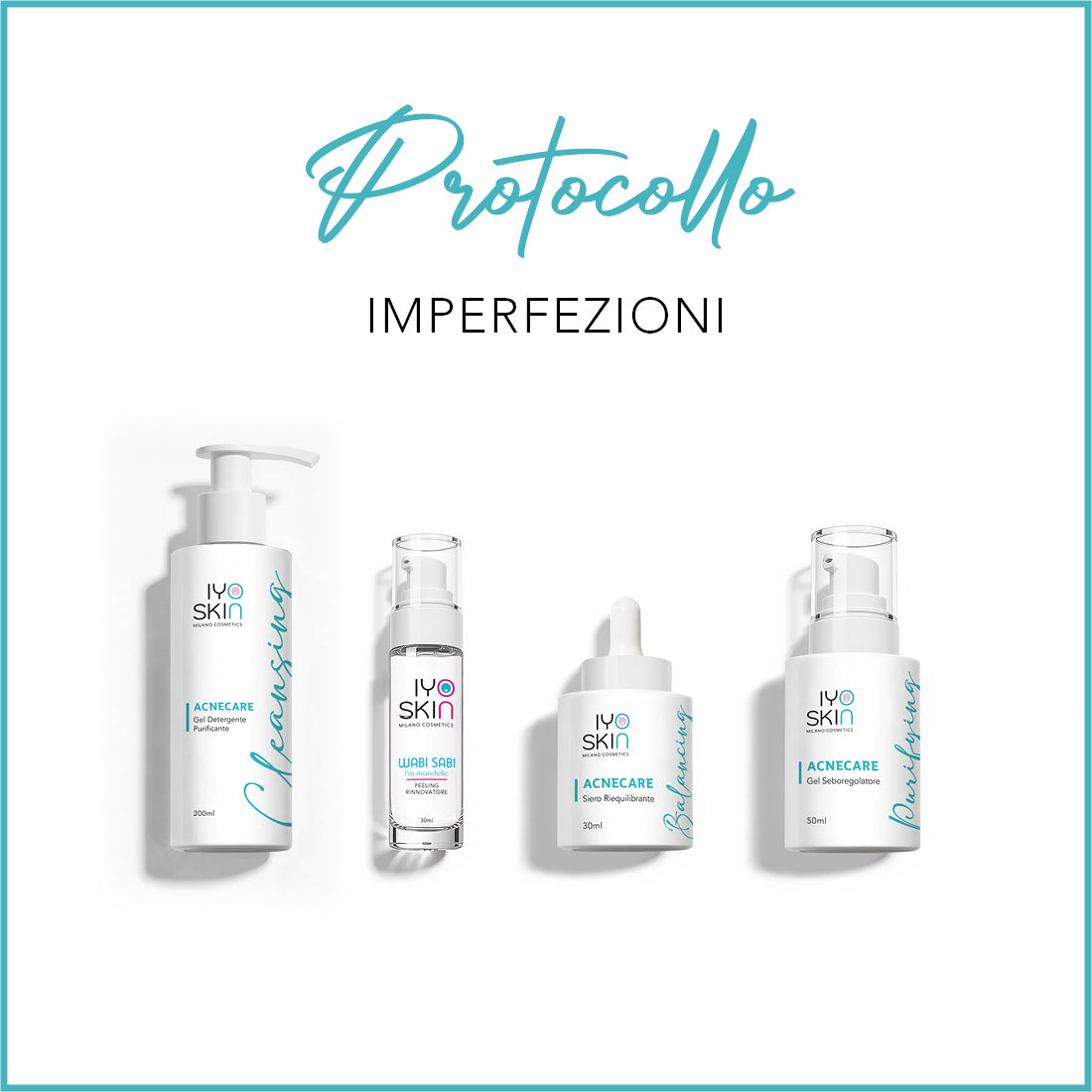 Kit Pelle Impura Acnecare – Protocollo Completo Sebo-Riequilibrante