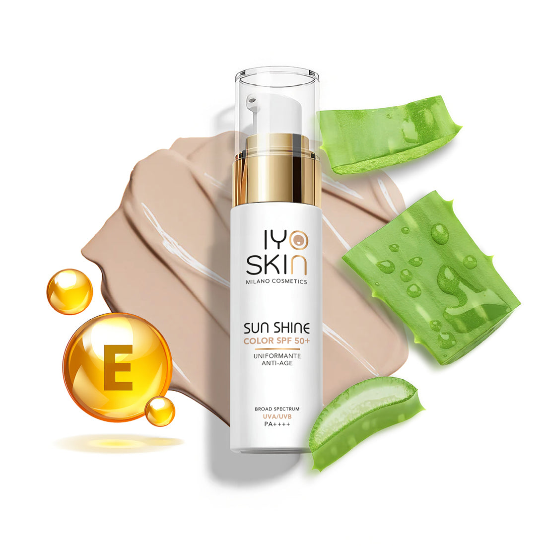 Crema Viso Colorata Sun Shine SPF 50+ – Protezione, Colore e Anti-Aging